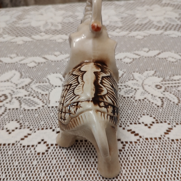 VTG Elephant Figure Safari Animal Statue 70's Home Shelf Decor Retro Sculpture - Picture 6 of 12